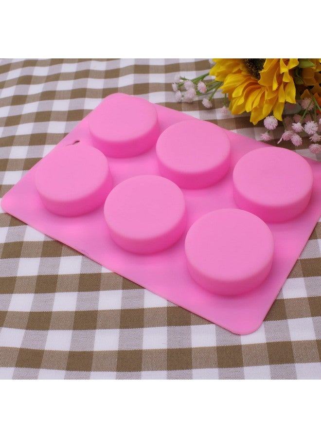 X-Haibei Round Guest Basic Soap Lotion Bar Silicone Mold Dia. 2 inch,Height 0.7 inch per Cavity 2oz per Cell - Image 4