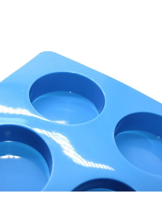 X-Haibei Round Guest Basic Soap Lotion Bar Silicone Mold Dia. 2 inch,Height 0.7 inch per Cavity 2oz per Cell - Image 5