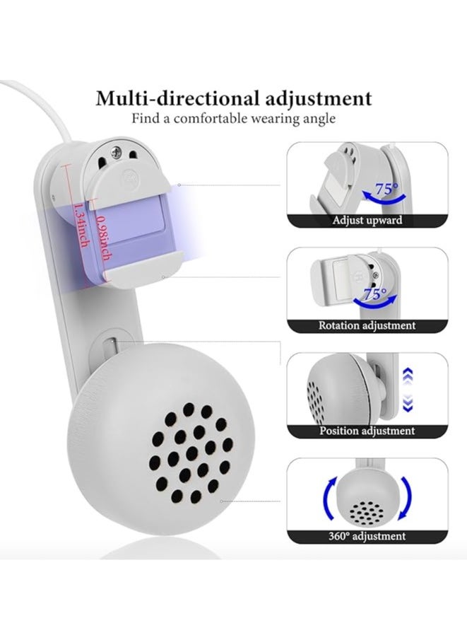 Starwell VR Ear Protector Enhanced Sound Compatible with Meta Quest 3 / Quest 2, Headset Sound Collector, Comfort On-Ear Earflap, Headphone Extension Gaming Accessories (White, 1 Pair)  - Image 3