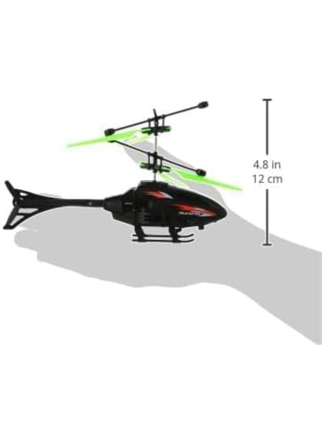 Helicopter sensor helicopter with remote charging battery - black & green - Image 2