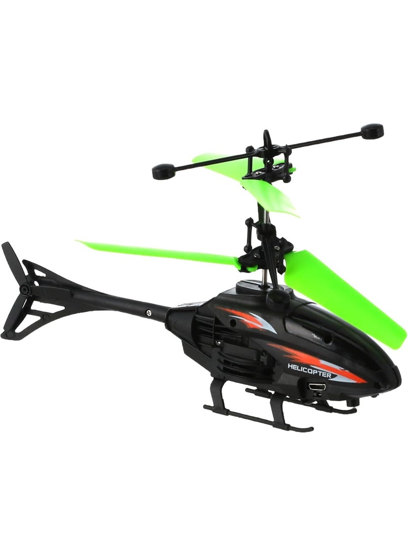 Helicopter sensor helicopter with remote charging battery - black & green - Image 4
