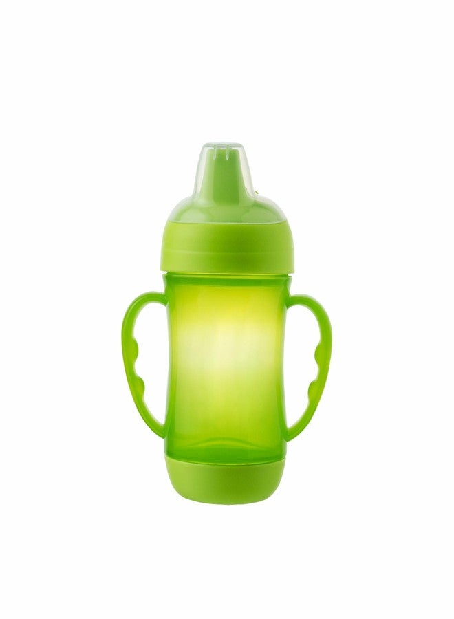 NVS KIDS Baby Spout Cup Sipper 240ml for Babies, Infants & Toddlers | Anti-Spill Sippy Cup with Soft Silicone Spout | BPA Free, Safe & Durable for Kids (Green) - Image 1
