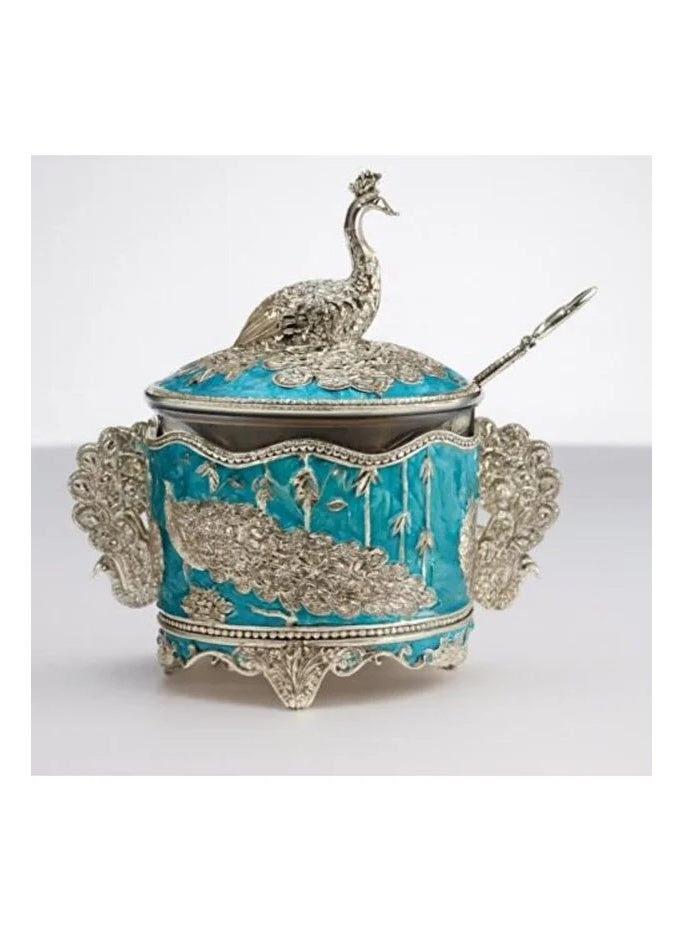 جرة سكر فاخرة بتصميم أنيق بنقوش - Image 1