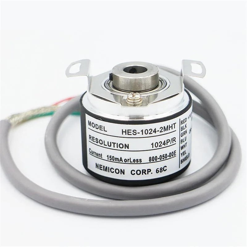 1PCS Rotary Encoder HES-2MHC HES-2MHT HES-2MD HES-2MC HES-2M Incremental Encoder(1024PR,HES-2MD) - Image 2
