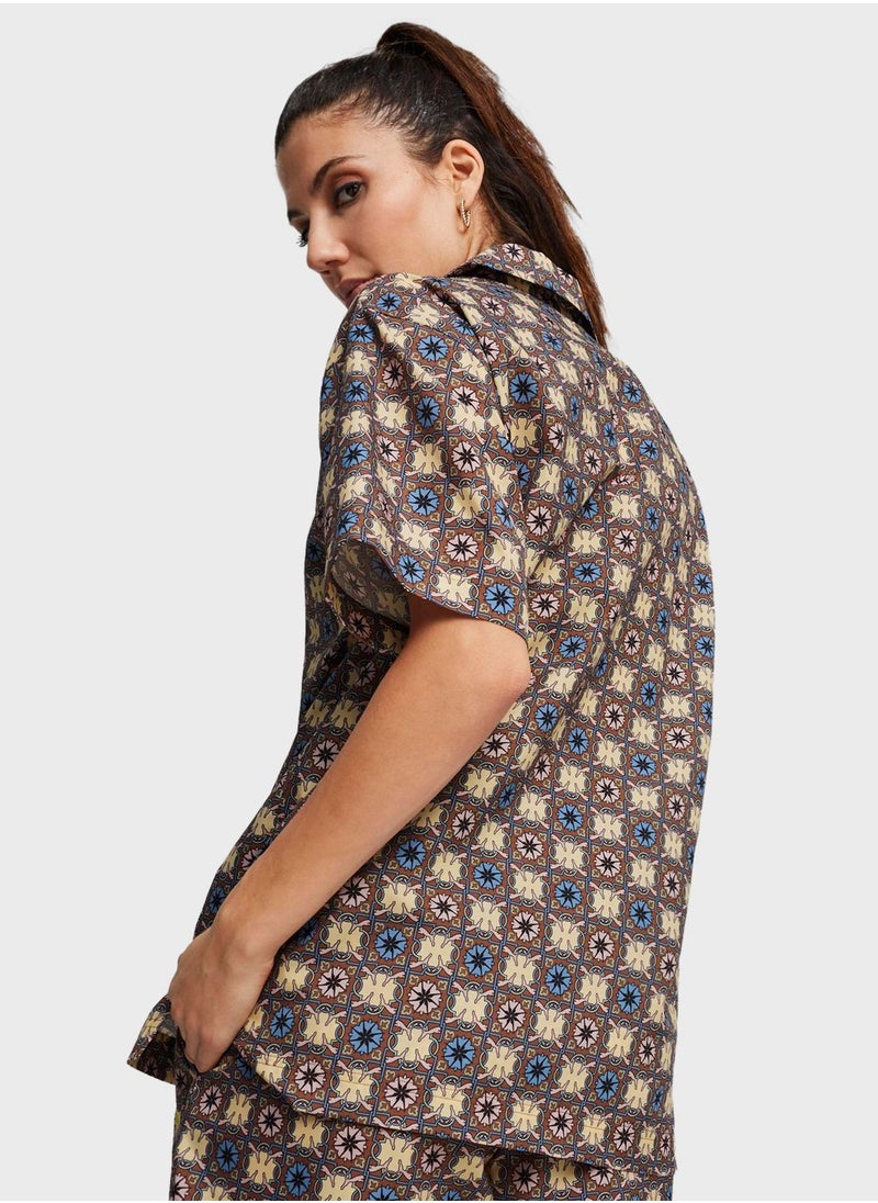 PUMA - Classics New Prep All Over Printed Shirt - Image 1