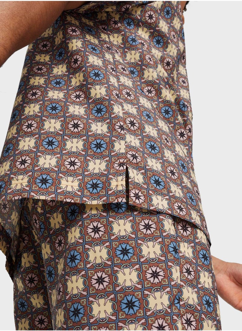 PUMA - Classics New Prep All Over Printed Shirt - Image 1