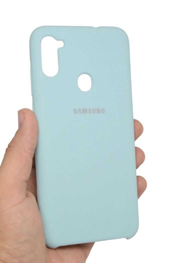 تشويس غطاء واقٍ من السيليكون لهاتف Samsung Galaxy A11 جراب رفيع وأنيق مع بطانة داخلية من الألياف الدقيقة - Image 3