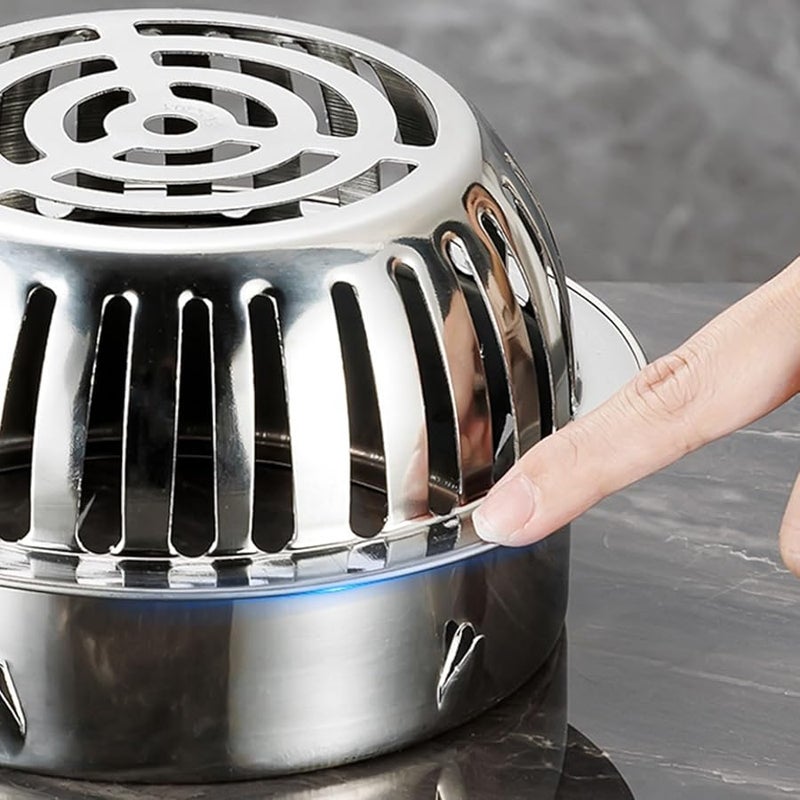 63 مم فتحة تصريف فولاذية مستديرة مضادة للثعابين تصميم عالي السعة لتصريف أرضيات خارجية - Image 5