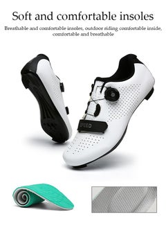 DUNISO Road Cycling Shoes Men, Mountain Cycling Shoes With Locks，With Nano Night Vision Shoe Upper，Velcro And Swivel Buckle, Anti Slip And Breathable, Suitable For Outdoor And Indoor Cycling (Size 42)  - Image 5