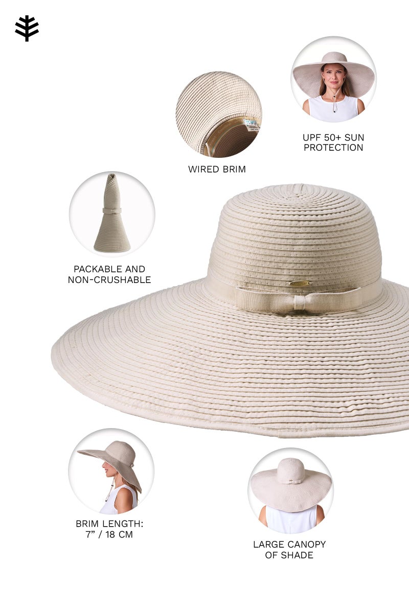 Coolibar Women's Ultra Wide Sun Hat - Image 3