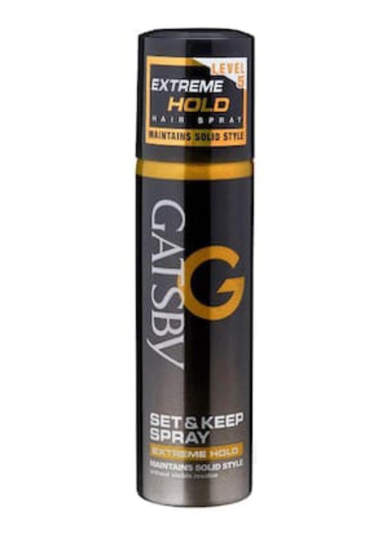 GATSBY Gatsby Extreme Hold Set end Keep Spray Extreme Hold 66 ml 