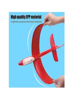 Generic Hand-launch foam glider plane toy, fun outdoor sport plane model for kids (Red).  - Image 4