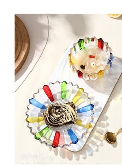 Generic Colorful Lotus Shaped Fruit Bowl, Salad Bowl, Yogurt Bowl  - Image 4