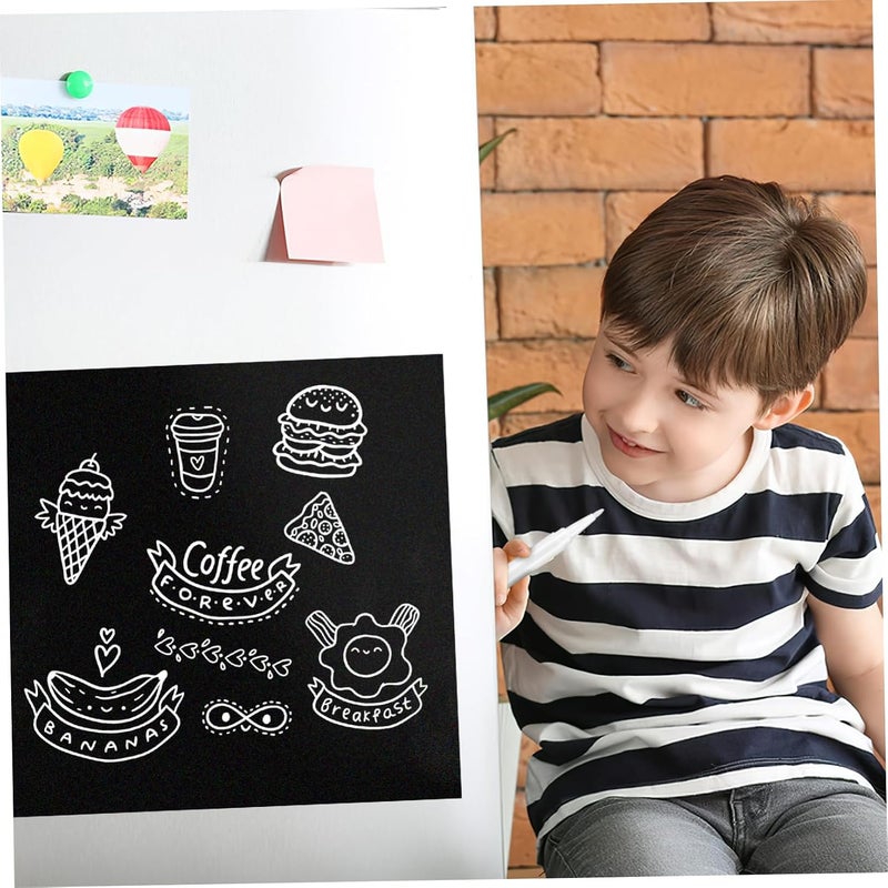 NUOBESTY 20pcs White Chalkboard Marker Creative Chalk Pens for Glass Blackboards - Image 3