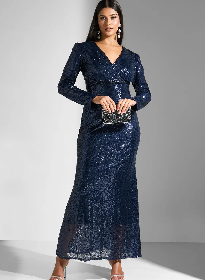Khizana Shimmer Mermaid Cut Dress
