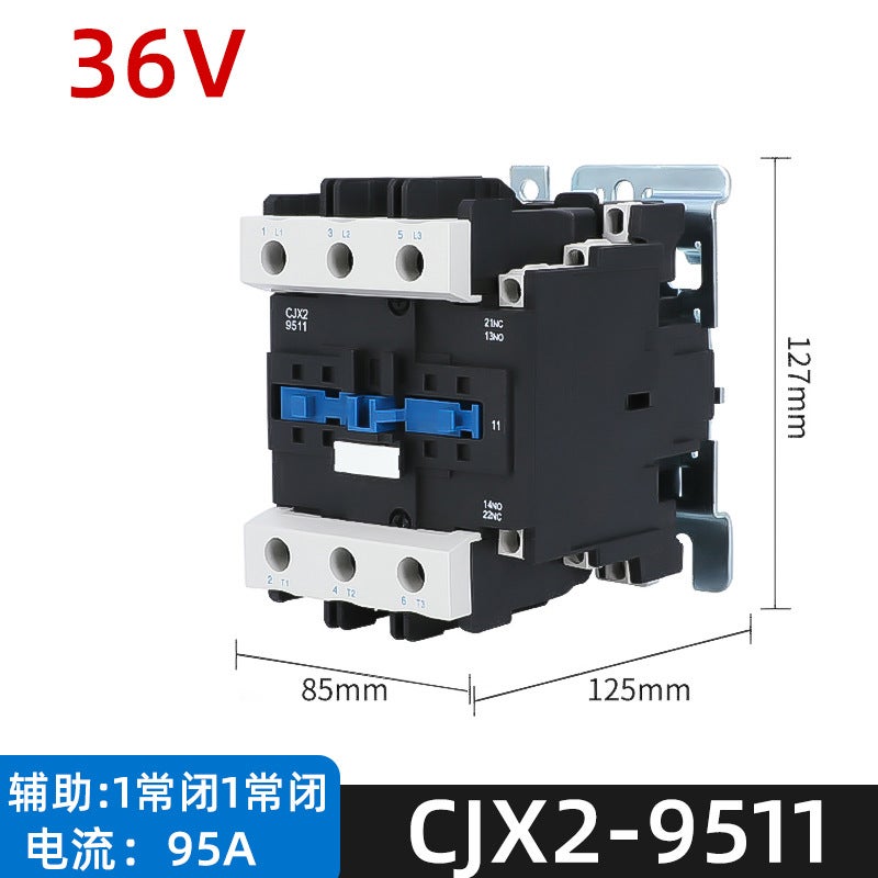 Silver Dot Ac Contactor Cjx2-1810 2510 3210 1210 6511 9511 220V380V - Image 1