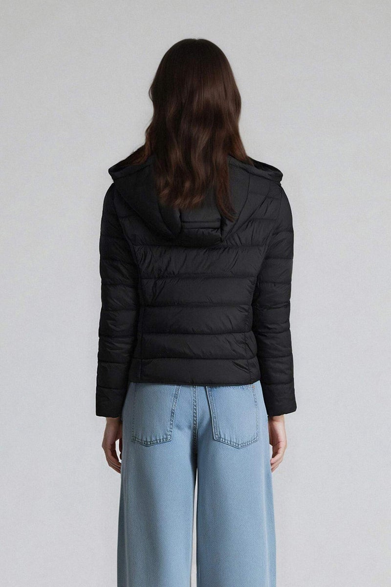 DeFacto Waterproof Regular Fit High Neck Zippered Puffer Jacket - Image 4