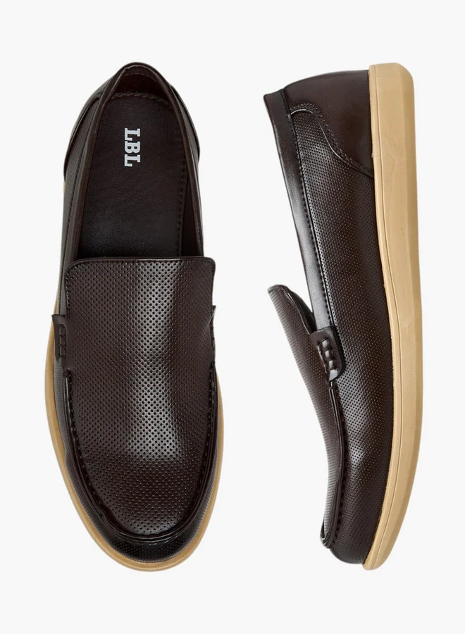 LBL by Shoexpress Textured Slip-On Loafers