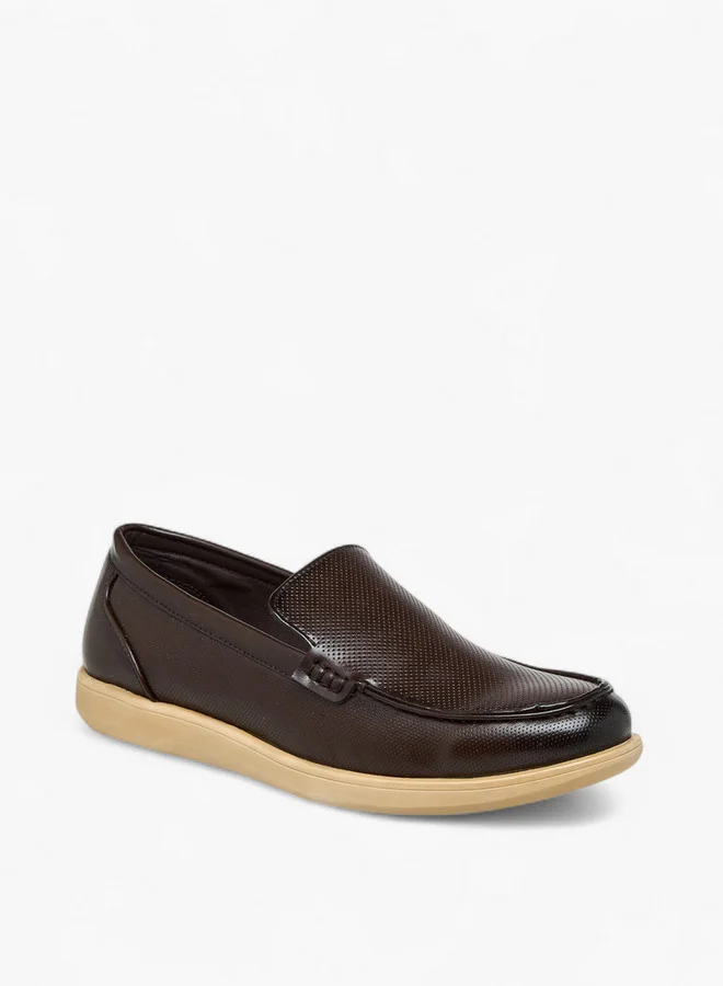 LBL by Shoexpress Textured Slip-On Loafers