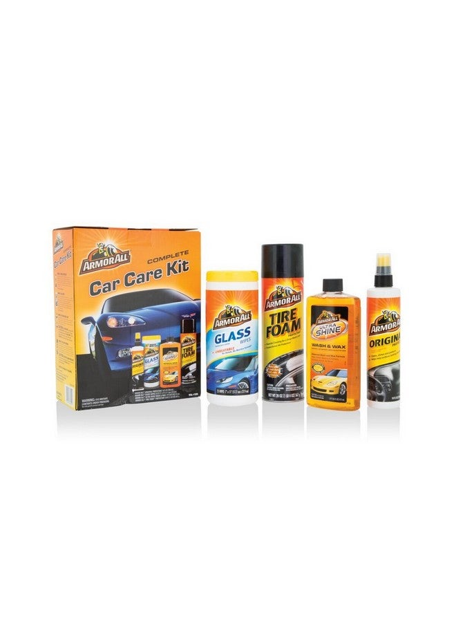 ARMOR ALL 4-Piece Tire-Foam Protectant High Gloss Finish Complete Car Care Kit 78452 - Image 1