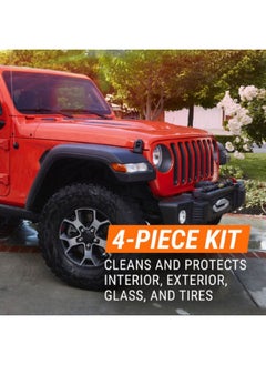 ARMOR ALL 4-Piece Tire-Foam Protectant High Gloss Finish Complete Car Care Kit 78452  - Image 4