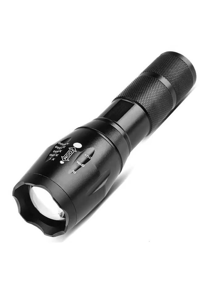 New LED Super Bright Flashlight T6 Chargeable Waterproof Lamp 800Metre Zoomable Mini Size Led Emergency Torch - Image 2