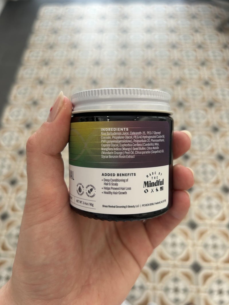 Shear Revival Younger Days Gel Pomade for Men & Women - Vegan, Medium Hold, Natural Finish for All Hair Types, Mandarin & Vanilla Scent, Travel Friendly 3.4oz and Eco-Conscious Packaging - Image 2