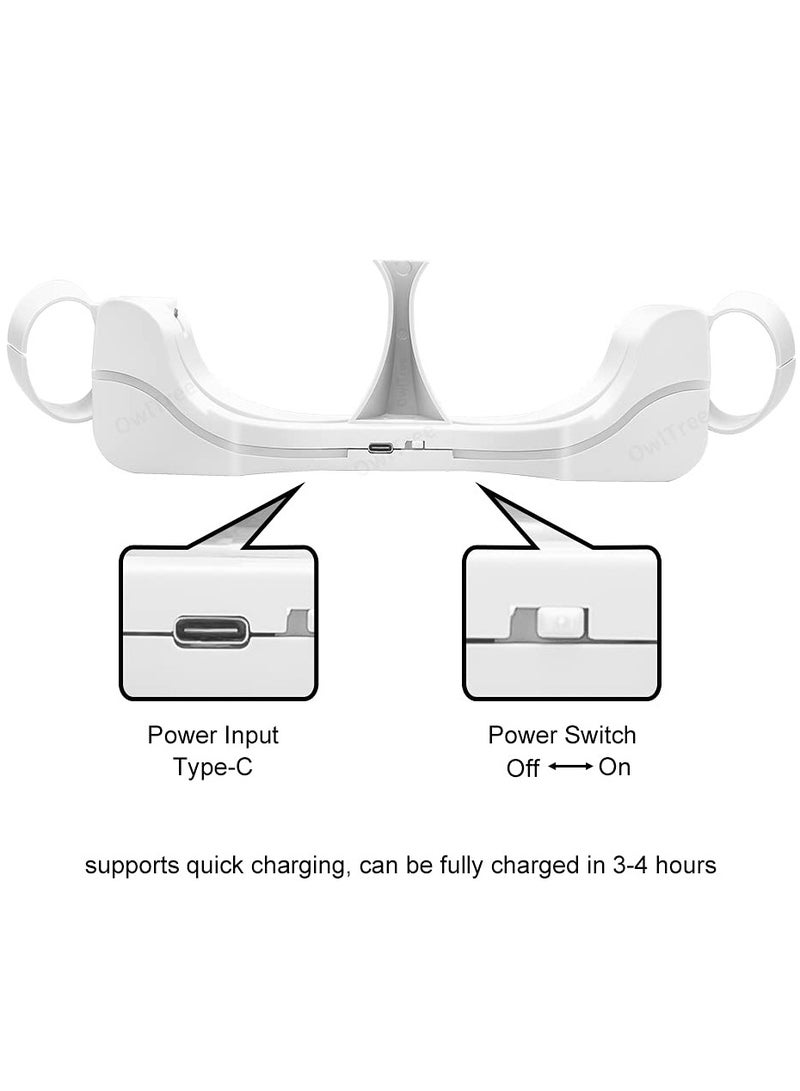 Zikra High-Speed Charging Dock for Oculus Quest 2 - USB Charging Station with Breathing Light and Controller Storage Stand for VR Headset. - Image 3