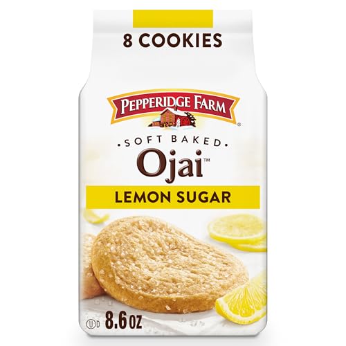Pepperidge Farm Soft Baked Ojai Lemon Sugar Cookies, 8.6 Oz Bag (8 Cookies) - Image 1