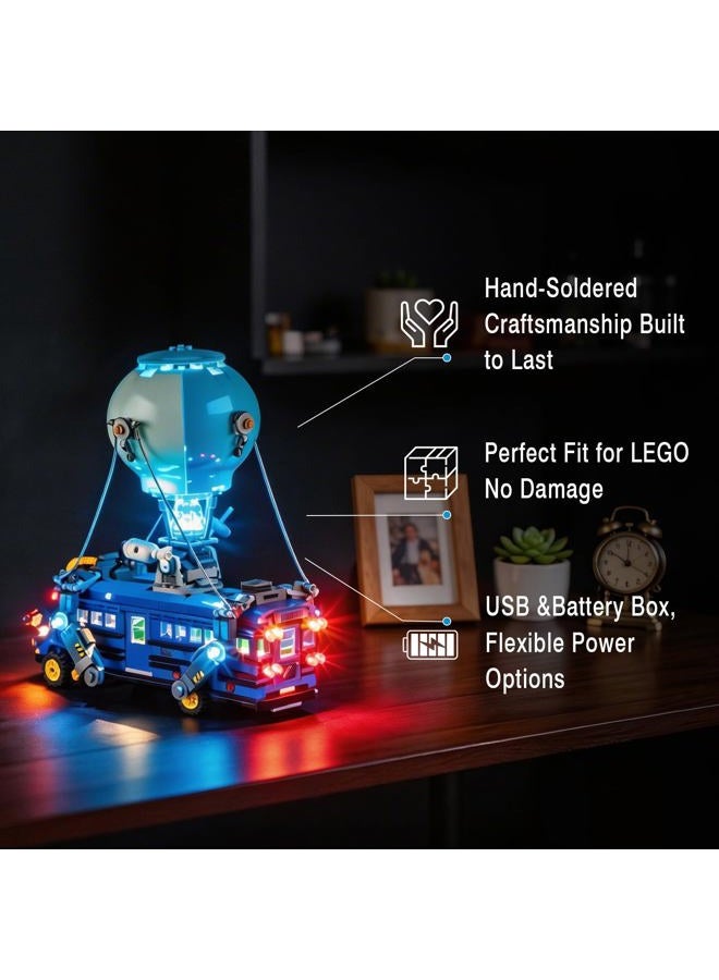Vaodest LED Light for Lego Battle Bus 77073 Set,Design and Configuration Compatible with Model 77073(LED Light Only, Not Building Block Kit) - Image 5
