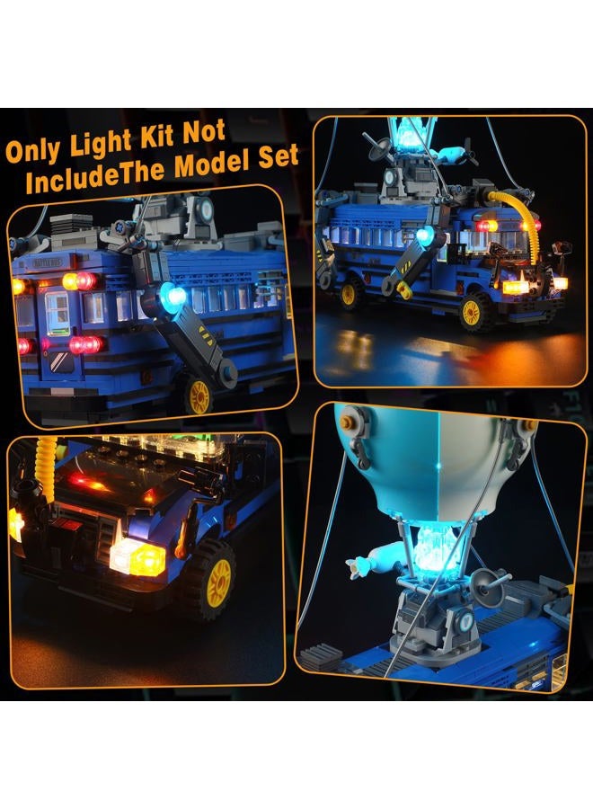 Vaodest LED Light for Lego Battle Bus 77073 Set,Design and Configuration Compatible with Model 77073(LED Light Only, Not Building Block Kit) - Image 2