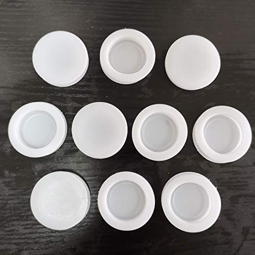 LinaLife 10Piece White Money Saving Box Set Rubber Piggy Bank Plugs Covers - Image 1