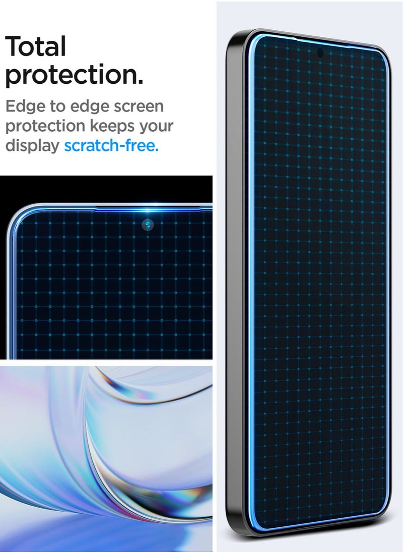 Spigen GLAStR EZ Fit PRIVACY لهاتف Samsung Galaxy S24 واقي شاشة الخصوصية [عبوتان] من الزجاج المقسى مع صينية سهلة التركيب  - Image 5