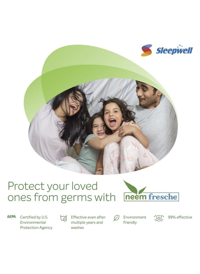Sleepwell Sleepwell Dual Pro Profiled Foam | 10 Night Trial | Reversible | Gentle And Firm Triple Layered Anti Sag Foam Mattress | King Bed Size (200L x 190W x 15H cm)  - Image 4