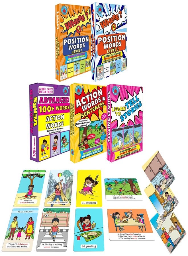 Brainy Bug Resources 220 Flashcards for Vocabulary, Sentence Structure and Narrative Building | Advanced Learners - Image 1