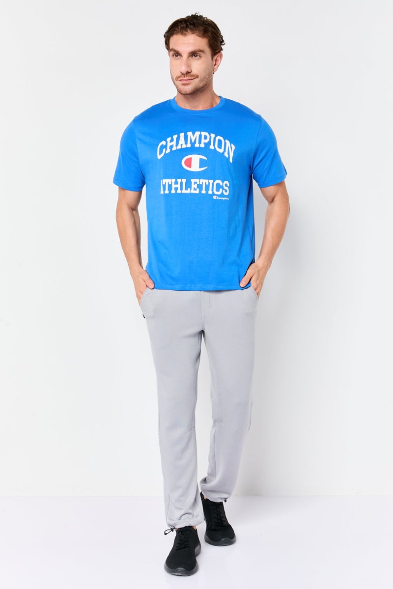 Champion Men Sportswear Fit Short Sleeve Outdoor T-shirt, Blue - Image 2