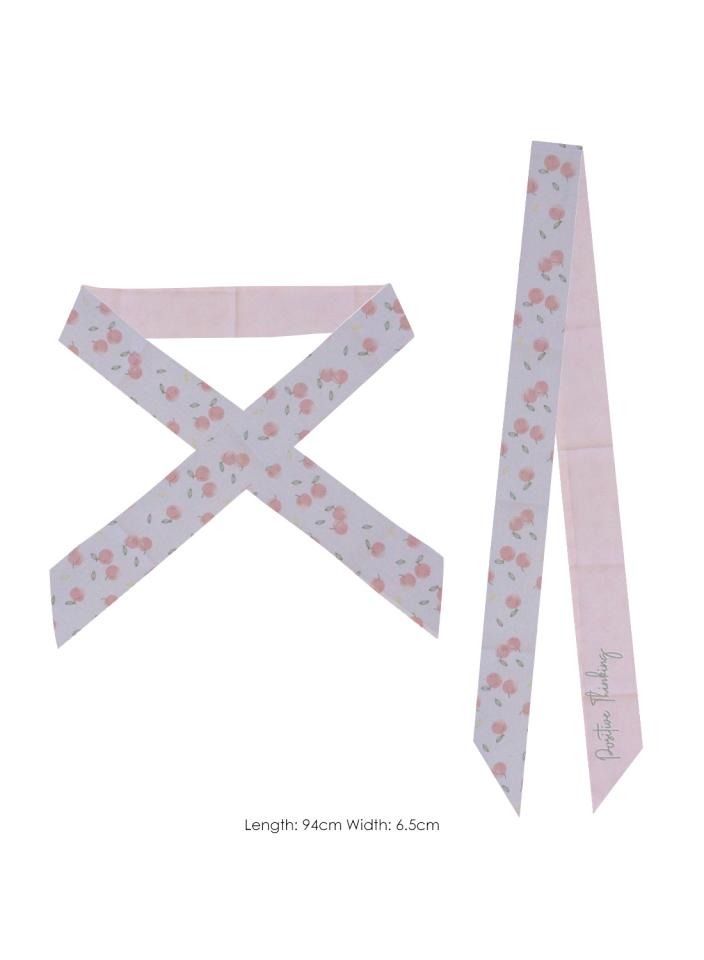 Alissa 1Pc Hair Tie Scarf Bag Tie Scarf Women's Fashion Accessories for Bag hair Ties - Image 2
