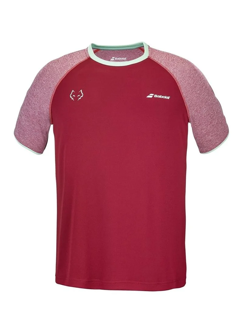 بابولات Babolat Padel Crew Neck Tee Lebron-6Ms24011-5063, Color - Red, (French Brand)