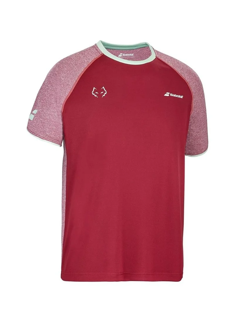 بابولات Babolat Padel Crew Neck Tee Lebron-6Ms24011-5063, Color - Red, (French Brand)