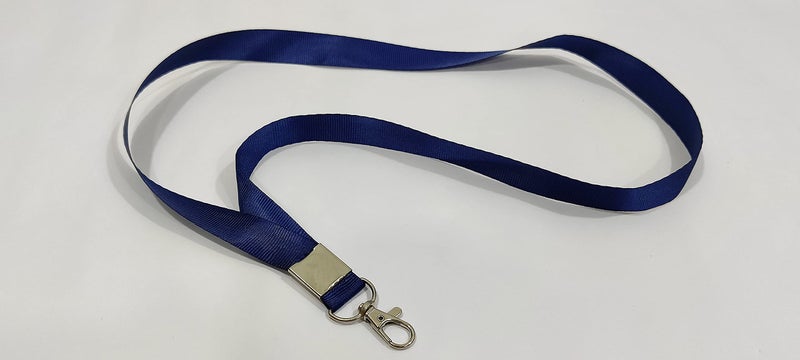 NSSP 24mm or 1 inch thick Lanyards with Badge Clip (Navy Blue, Pack of 10) - Image 4