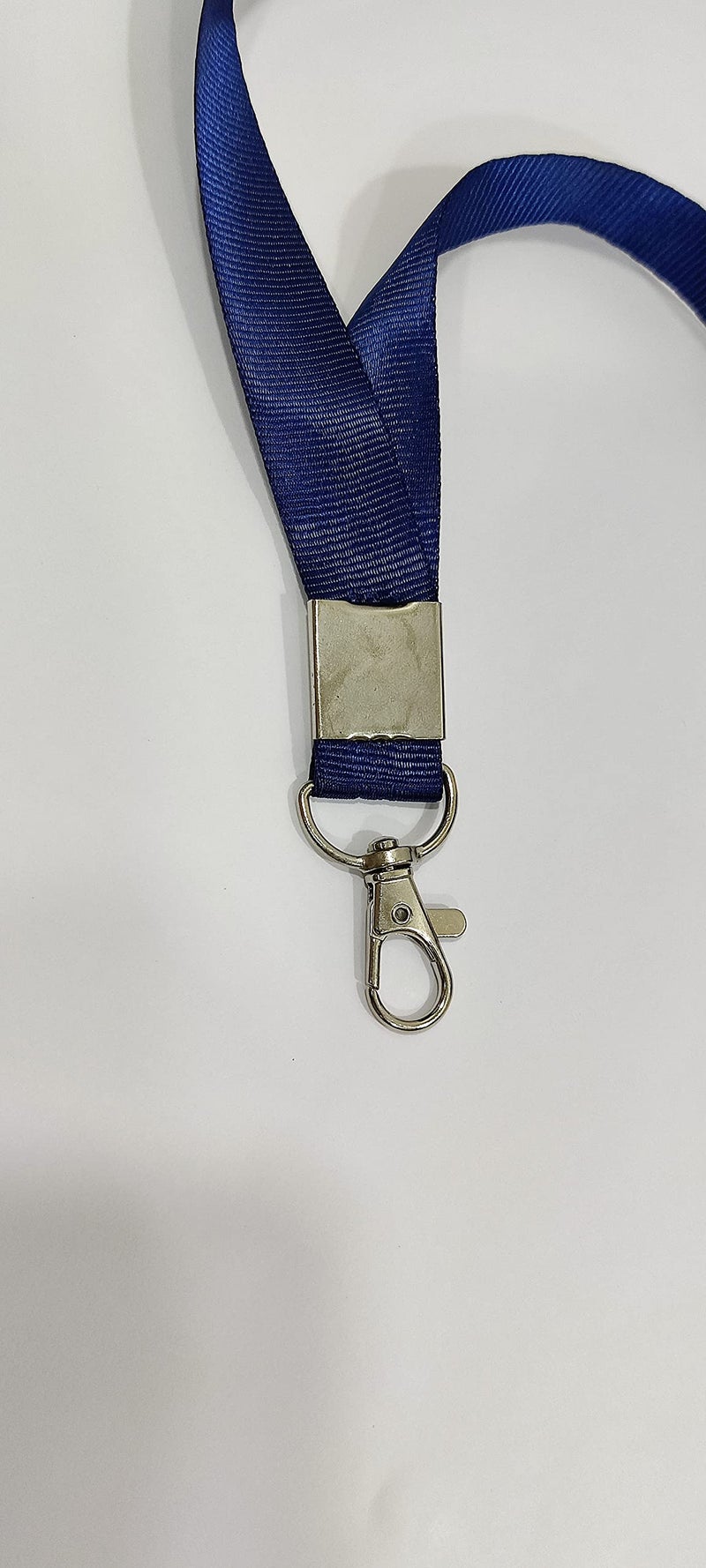 NSSP 24mm or 1 inch thick Lanyards with Badge Clip (Navy Blue, Pack of 10) - Image 5