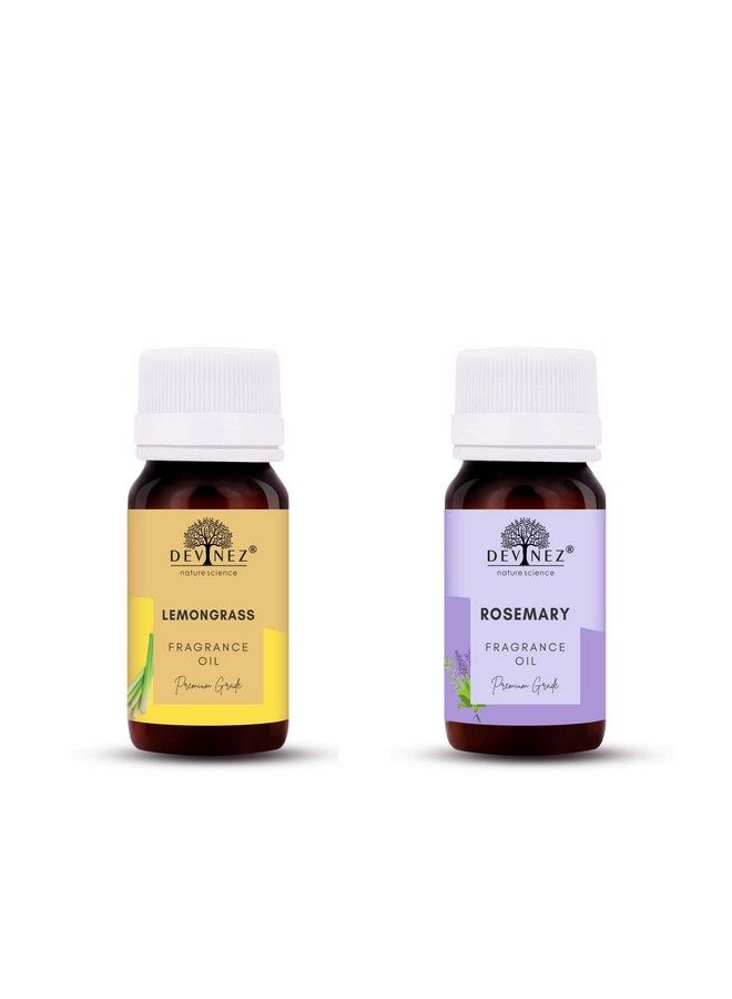 Devinez Lemongrass Rosemery Aroma Oil For Diffuser/Ultrasonic Aroma Diffuser/Tealight Diffuser/Reed Diffuser 60Ml Each - Image 1