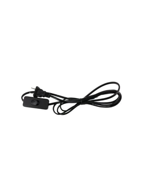 Lampshade lamp connector with black buttons, 1.5 meters long