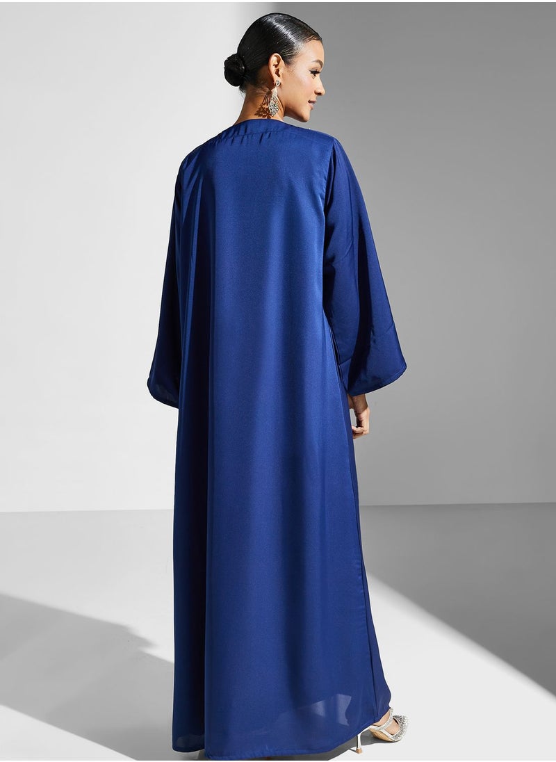 Khizana - Embellished Detail Abaya - Image 1