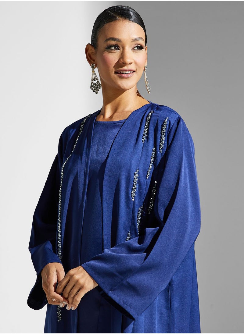 Khizana - Embellished Detail Abaya - Image 1