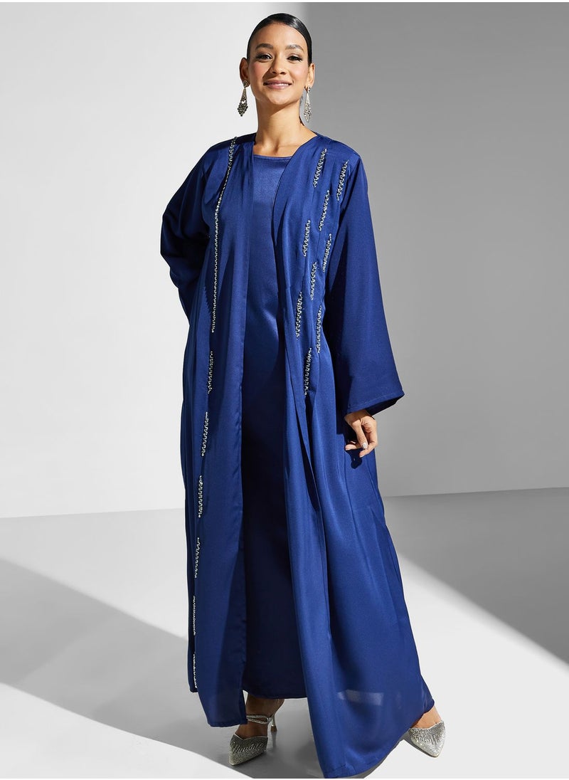 Khizana - Embellished Detail Abaya - Image 1