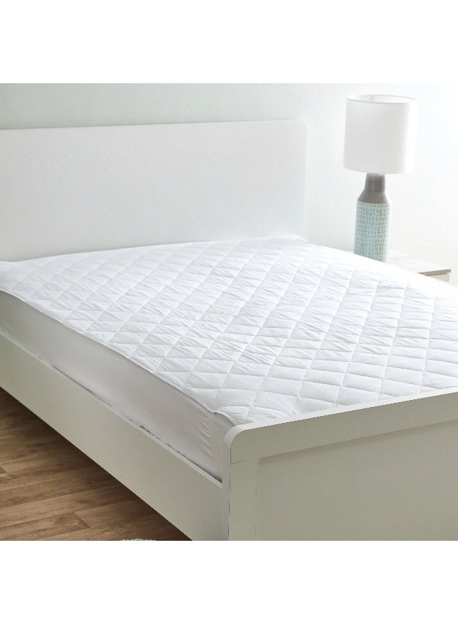 Home Box Hilton Microfiber Queen Mattress Protector - Image 1