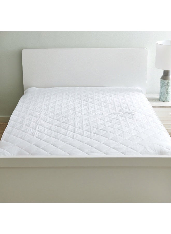 Home Box Hilton Microfiber Queen Mattress Protector - Image 2