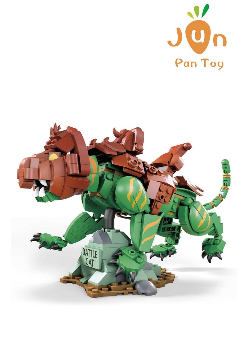 Original Masters Of The Universe Mega Construx Battle Cat Pro Builders 537 Pieces Building Blocks Set Collectible Construction Toy Model Display Gifts For Boys Kids 10 Years Plus - Image 2