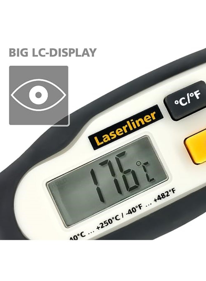 Laserliner مقياس الحرارة، أسود وأبيض 082.030a - Image 2
